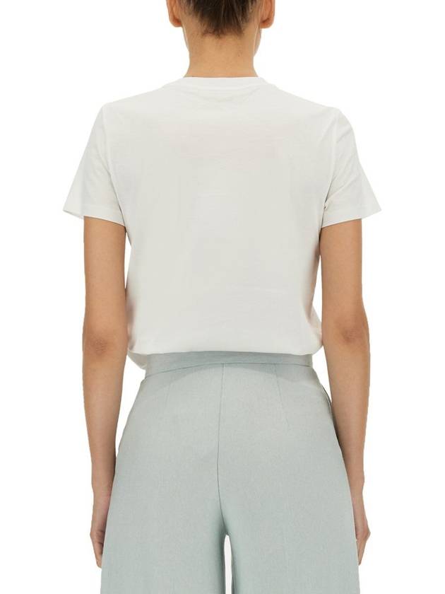 Max Mara T-Shirt With Logo Patch - MAX MARA - BALAAN 3