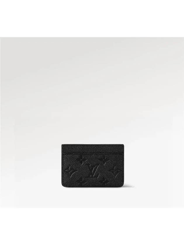 Monogram Empreinte Card Wallet Black - LOUIS VUITTON - BALAAN 7