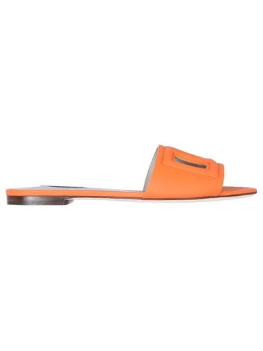 Embossed Logo Mule Orange - DOLCE&GABBANA - BALAAN 1