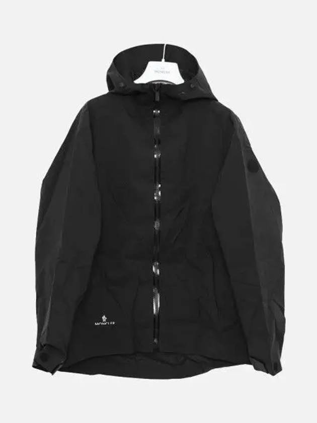 VILLERS patch logo nylon hooded women s jacket 1A00020 5957C 999 270801 1039235 - MONCLER - BALAAN 1