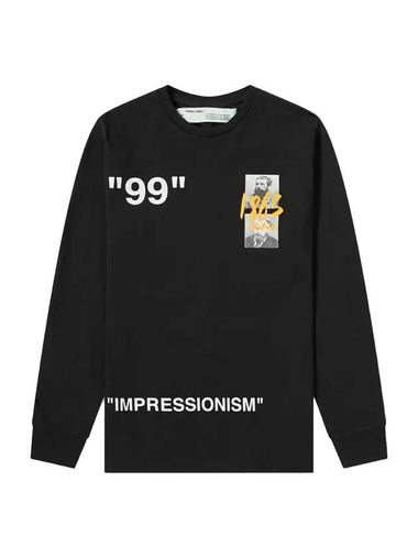 Men's Summer 1863 Long Sleeve T-Shirt Black - OFF WHITE - BALAAN 1