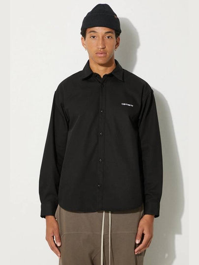 Module Script Long Sleeve Shirt Black - CARHARTT WIP - BALAAN 2