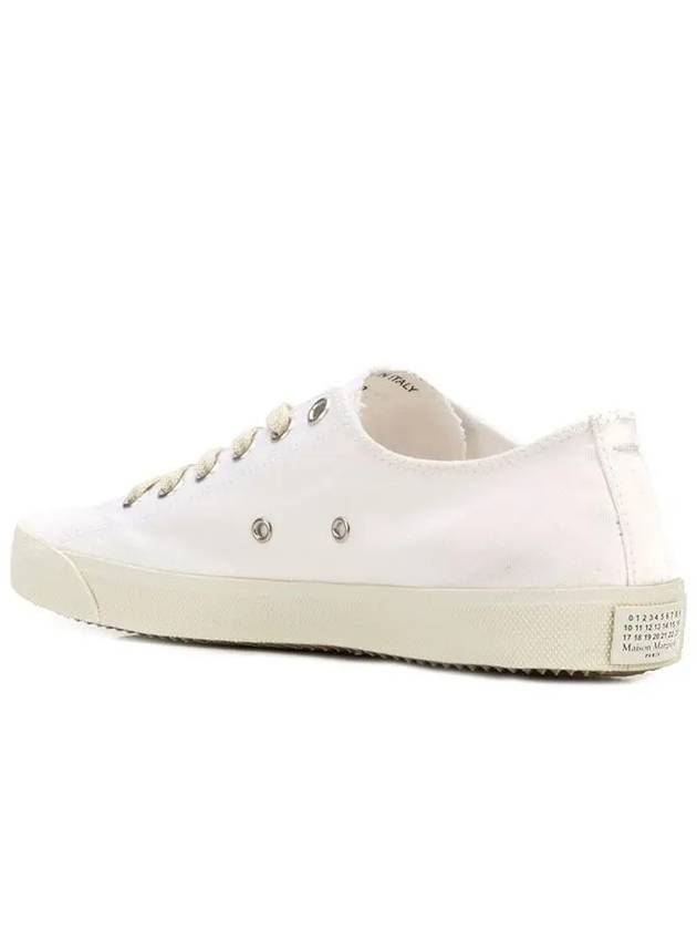 Tabi Canvas Low Top Sneakers White - MAISON MARGIELA - BALAAN 5