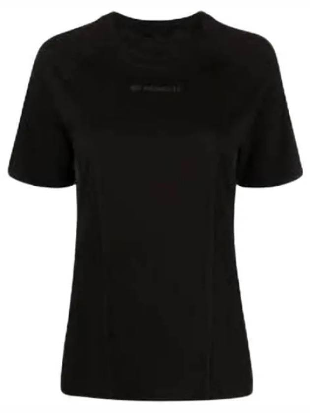 Logo Cotton Short Sleeve T-Shirt Black - MONCLER - BALAAN 2