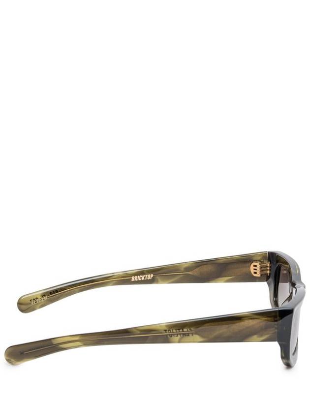 Flatlist Bricktop Olive Horn Sunglasses - FLATLIST - BALAAN 2