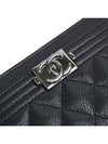 Boy card wallet slot shining silver full set - CHANEL - BALAAN 6