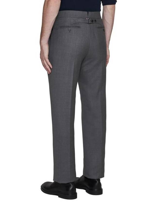 Super 120S Twill Classic Backstrap Trouser Pants Medium Grey - THOM BROWNE - BALAAN 4