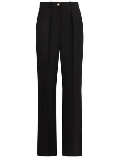 Elisabetta Franchi Jersey Trousers Crêpe Trousers - ELISABETTA FRANCHI - BALAAN 1