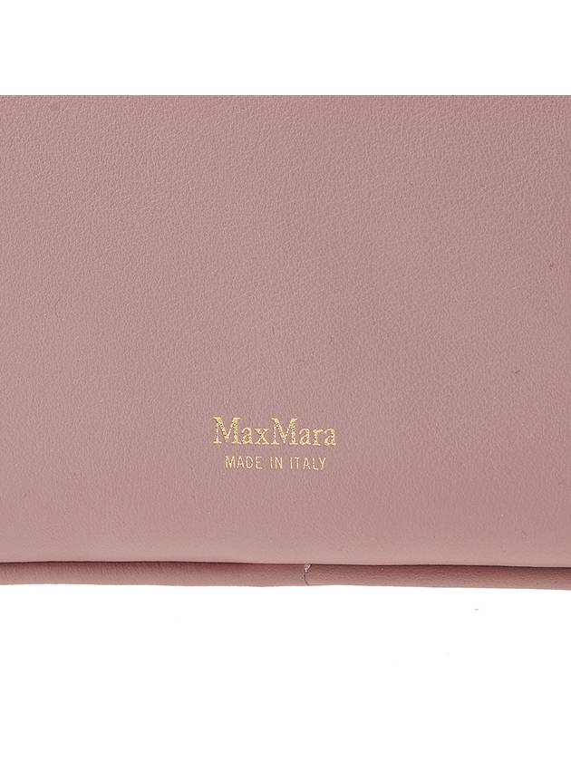 Elsa M Logo Leather Cross Bag Pink - MAX MARA - BALAAN 9