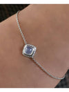 18K white gold diamond chalcedony bracelet Pan de Sucre Collection - FRED - BALAAN 4