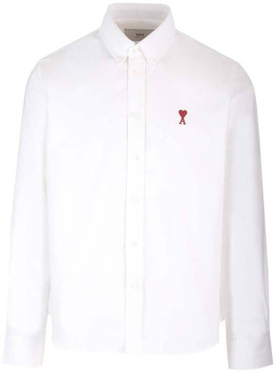 De Coech Long Sleeve Shirt White - AMI - BALAAN 2