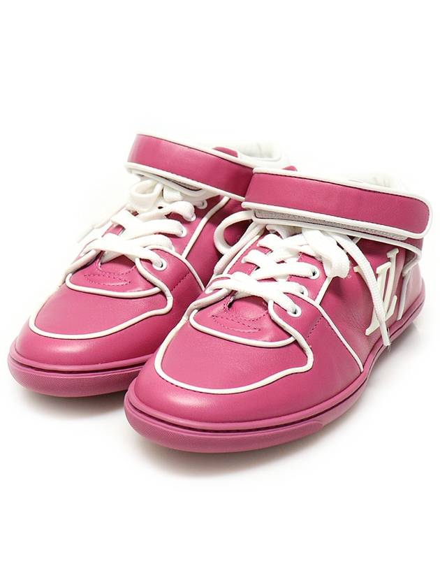 Louis Vuitton 814226 Pink Leather ACAPULCO Women s Sneakers 35 - LOUIS VUITTON - BALAAN 3