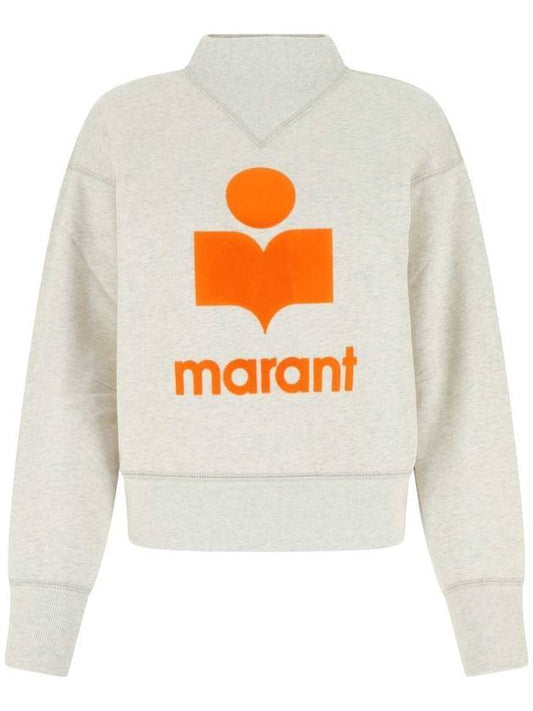 Etoile Orange Mobi Logo Sweatshirt Ecru - ISABEL MARANT - BALAAN 1