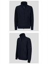 Lens Wappen Soft Shell Zip-Up Jacket Navy - CP COMPANY - BALAAN 5