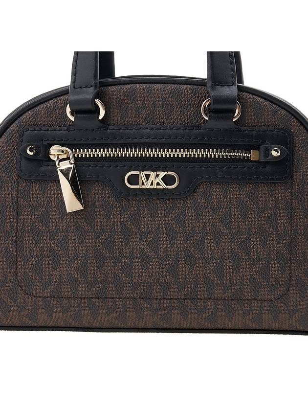 Williamsburg Extra Small Logo Cross Bag Black Brown - MICHAEL KORS - BALAAN 7