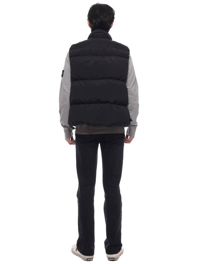 High Neck Padded Vest Black - STONE ISLAND - BALAAN 6