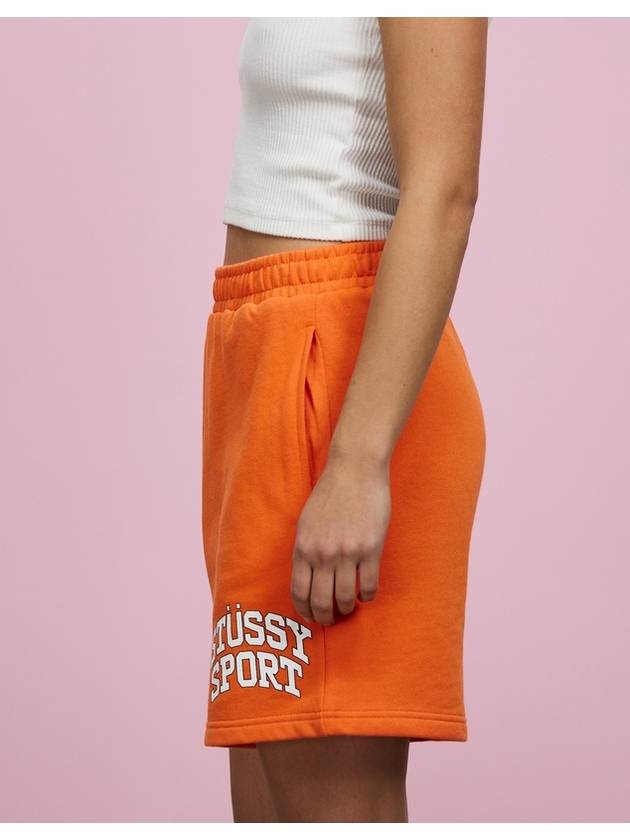 Sports Heavyweight Shorts Orange - STUSSY - BALAAN 3