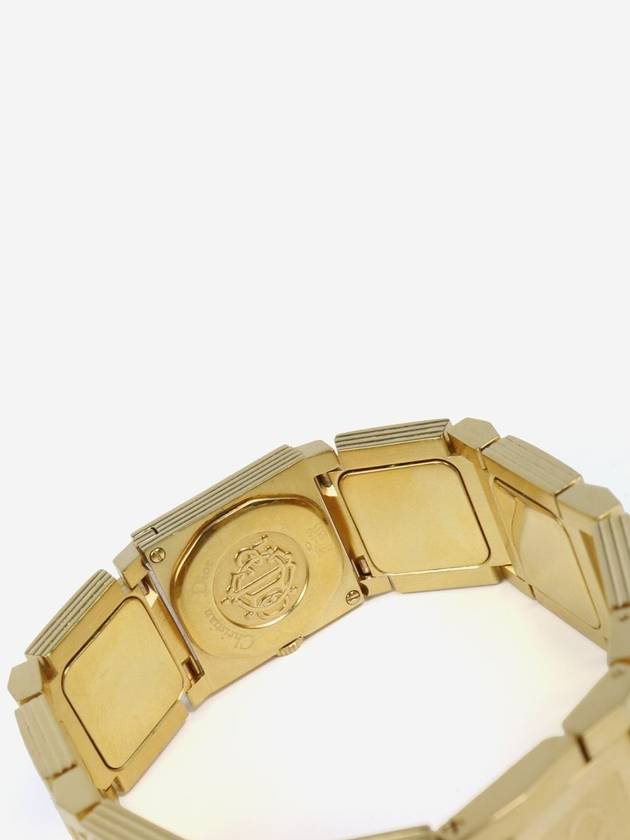 Vintage square gold plated wristwatch 2VDIC20451 - DIOR - BALAAN 4