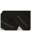 Package gift logo virgin wool muffler black GV4518 - GIVENCHY - BALAAN 4