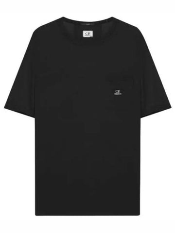 logo patch pocket t shirt - CP COMPANY - BALAAN 1