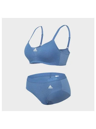 adidas UNDERWEAR Mesh Cool Fit Support Bra Panties BU - ADIDAS - BALAAN 1