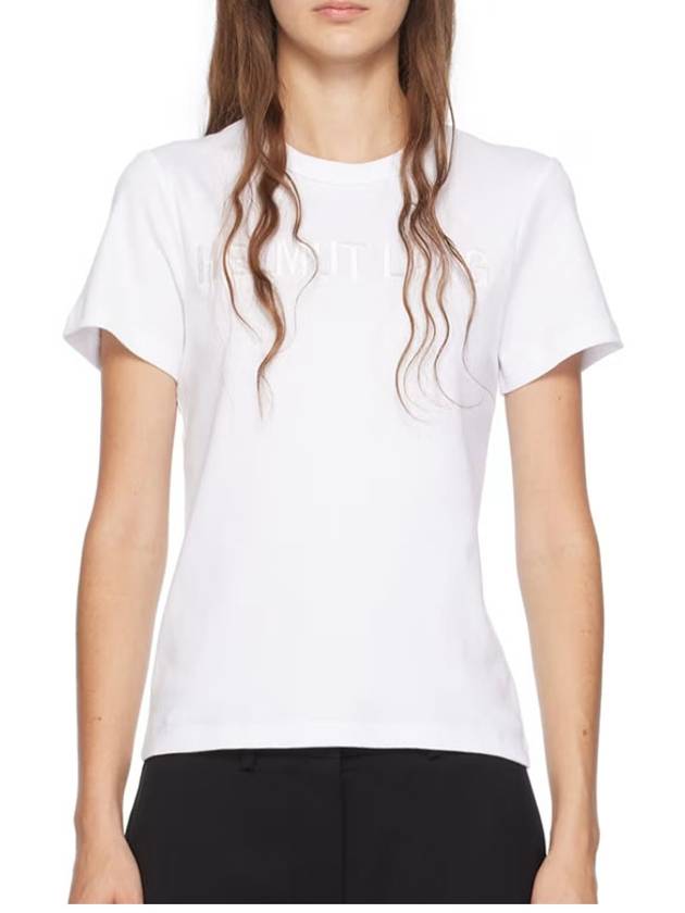 Crew Neck Short Sleeve T-Shirt White - HELMUT LANG - BALAAN 7