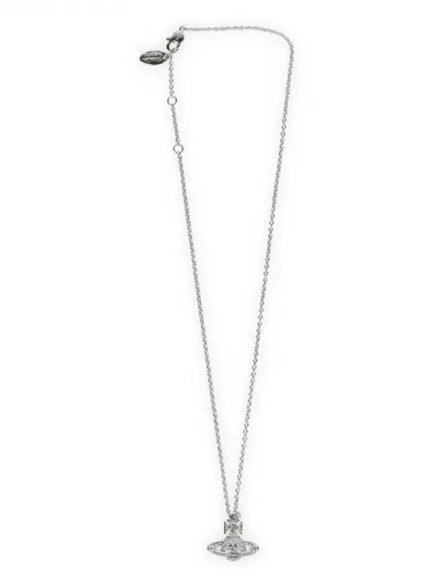 Carmella Bath Relief Pendant Necklace Platinum White - VIVIENNE WESTWOOD - BALAAN 2