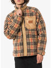 Men's Wesley Vintage Check Fleece Zip-Up Hoodie Beige - BURBERRY - BALAAN 9