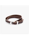 Metal Buckle 2cm Leather Belt Marrone - OUR LEGACY - BALAAN 3