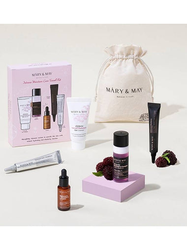 [Mary&May] Intense Moisture Care Travel Kit (Cleanser+Toner+Serum+Cream+Eye cream) - MARY&MAY - BALAAN 1