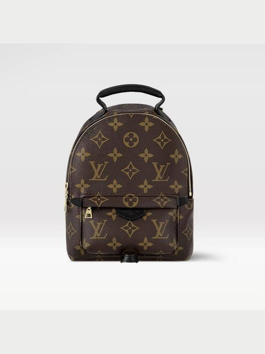 Palm Springs Monogram Mini Backpack Brown - LOUIS VUITTON - BALAAN 2