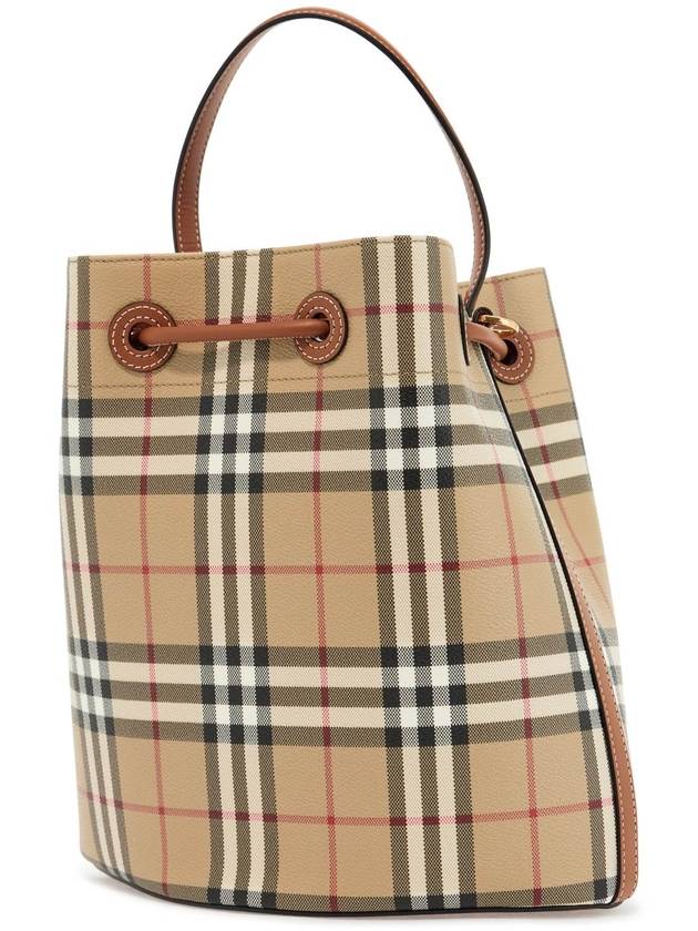 Vintage Check Bucket Bag Beige - BURBERRY - BALAAN 3