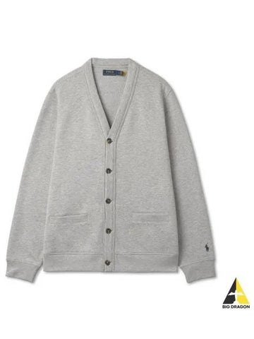 RL fleece cardigan gray - POLO RALPH LAUREN - BALAAN 1