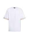 Greca Gym Logo Crew Neck Short Sleeve T-Shirt White - VERSACE - BALAAN 1