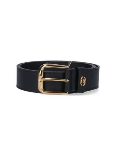 Men's Interlocking G Square Buckle Belt Black - GUCCI - BALAAN 2