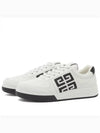 G4 Logo Calfskin Low-Top Sneakers Black White - GIVENCHY - BALAAN 2