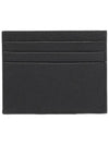 Embossed Triangle Logo Card Wallet Black - PRADA - BALAAN 3