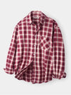 Flannel check shirt red - INDUST - BALAAN 6