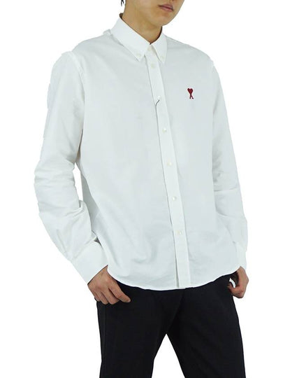 De Coeur Long Sleeve Shirt Ivory - AMI - BALAAN 2