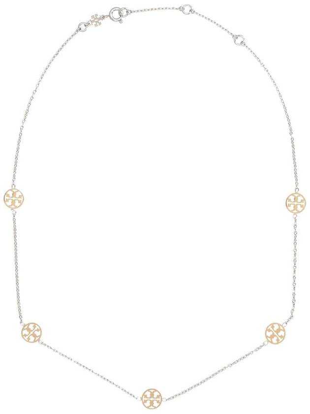 Miller Chain Link Necklace Silver - TORY BURCH - BALAAN 2