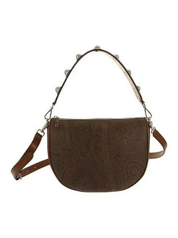 Shoulder Bag Crown Me Stud Brown - ETRO - BALAAN 1