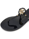 Miller Mini Flat Thong Flip Flop Black - TORY BURCH - BALAAN 8