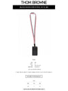 Three Stripe Tab Lanyard Card Wallet Black - THOM BROWNE - BALAAN 3