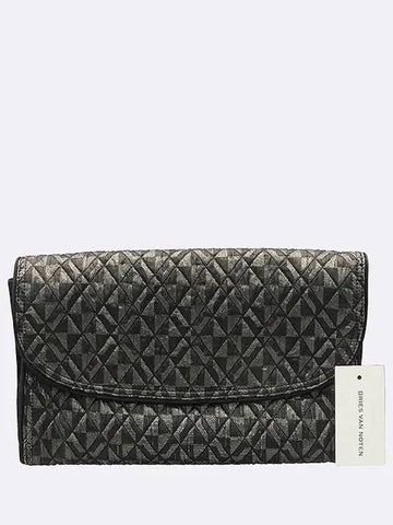 Dries Van Noten black clutch bag - DRIES VAN NOTEN - BALAAN 1