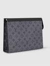 Monogram Eclipse Reverse Pochette Voyage MM Pouch Bag Grey - LOUIS VUITTON - BALAAN 8