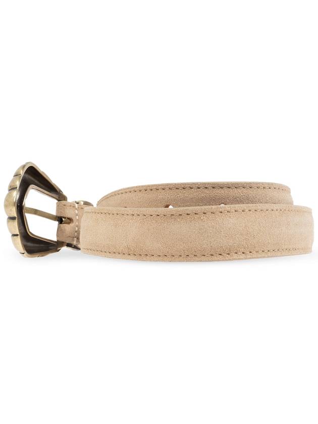 Iro Leather Belt Embella, Women's, Beige - IRO - BALAAN 3