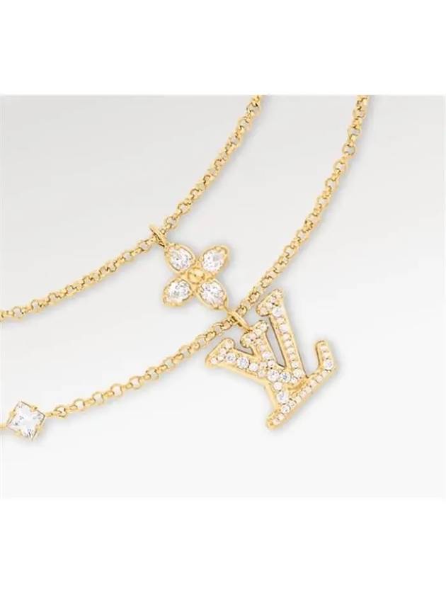 Lady LV Necklace Gold - LOUIS VUITTON - BALAAN 3