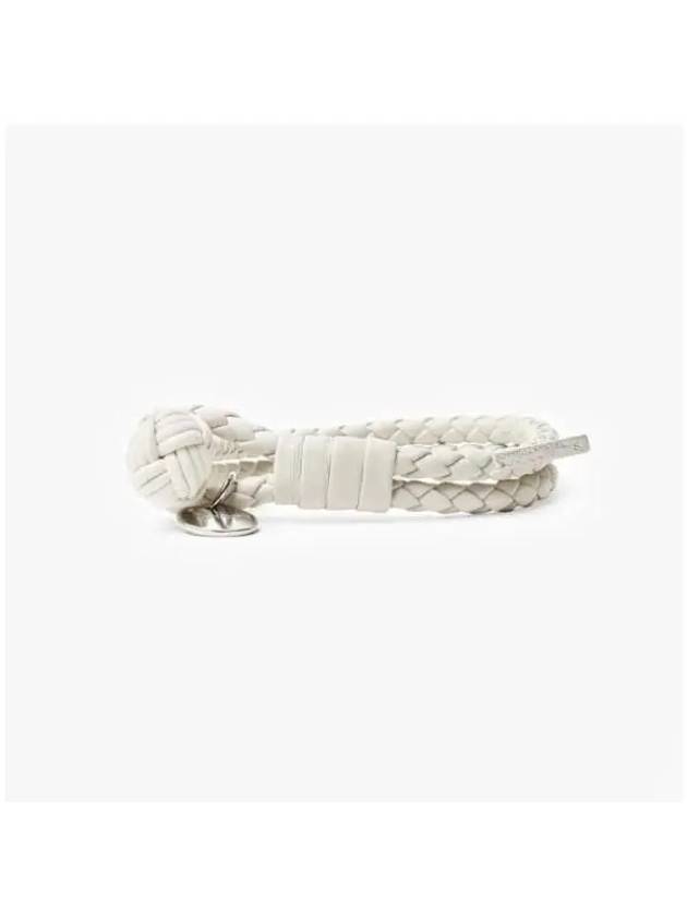 Intrecciato Double Weaving Bracelet White - BOTTEGA VENETA - BALAAN 4