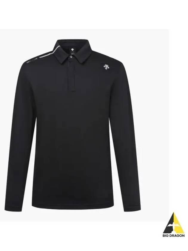 GOLF Men s Logo Point Long Sleeve T Shirt DP31MFTL81 - DESCENTE - BALAAN 1