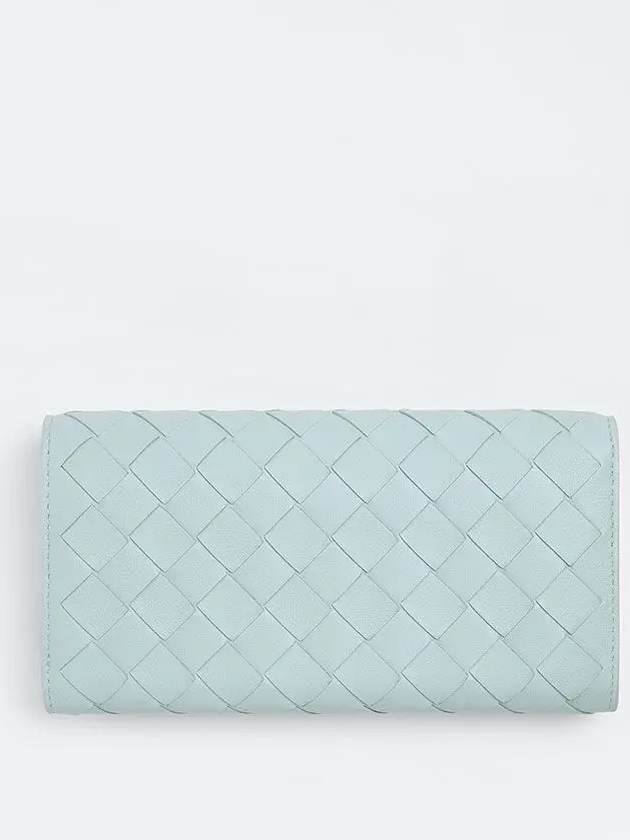 Intrecciato Large Flap Long Wallet Sky Blue - BOTTEGA VENETA - BALAAN 5